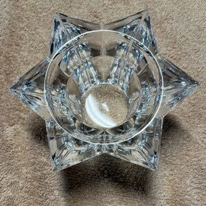 Crystal star‎ shaped Votive Candle holder Villeroy And Boch